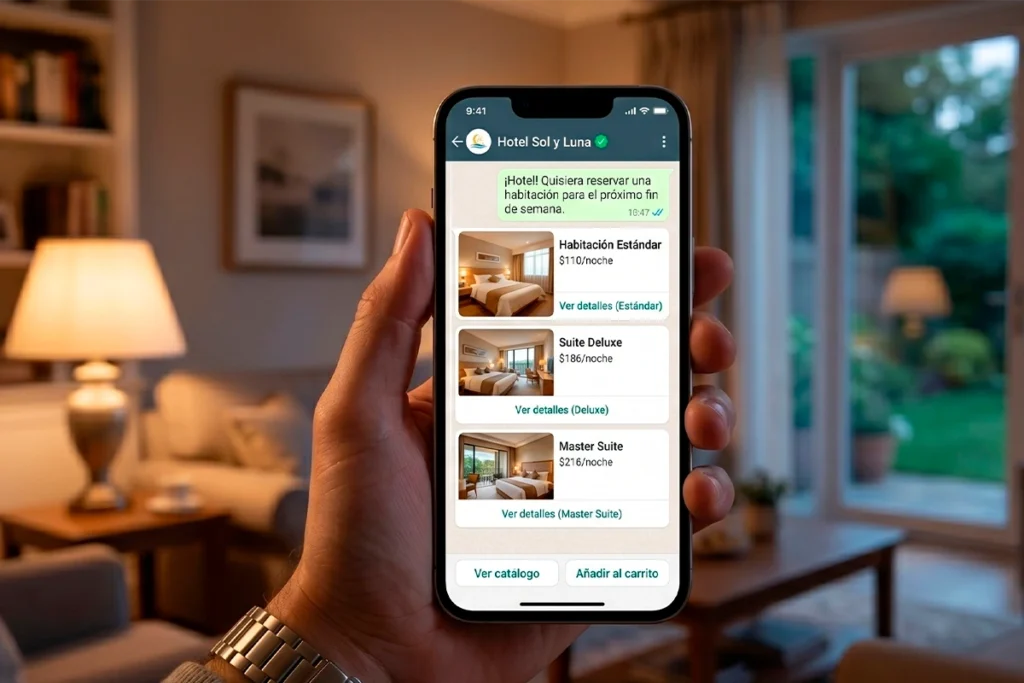 WhatsApp Business para hoteles y restaurantes: reservas directas