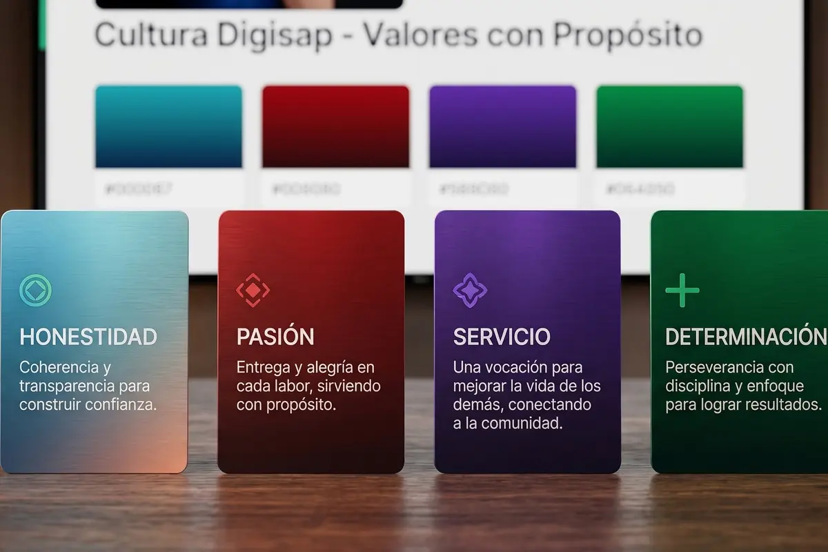 Honestidad, pasión, servicio y determinación en Digisap