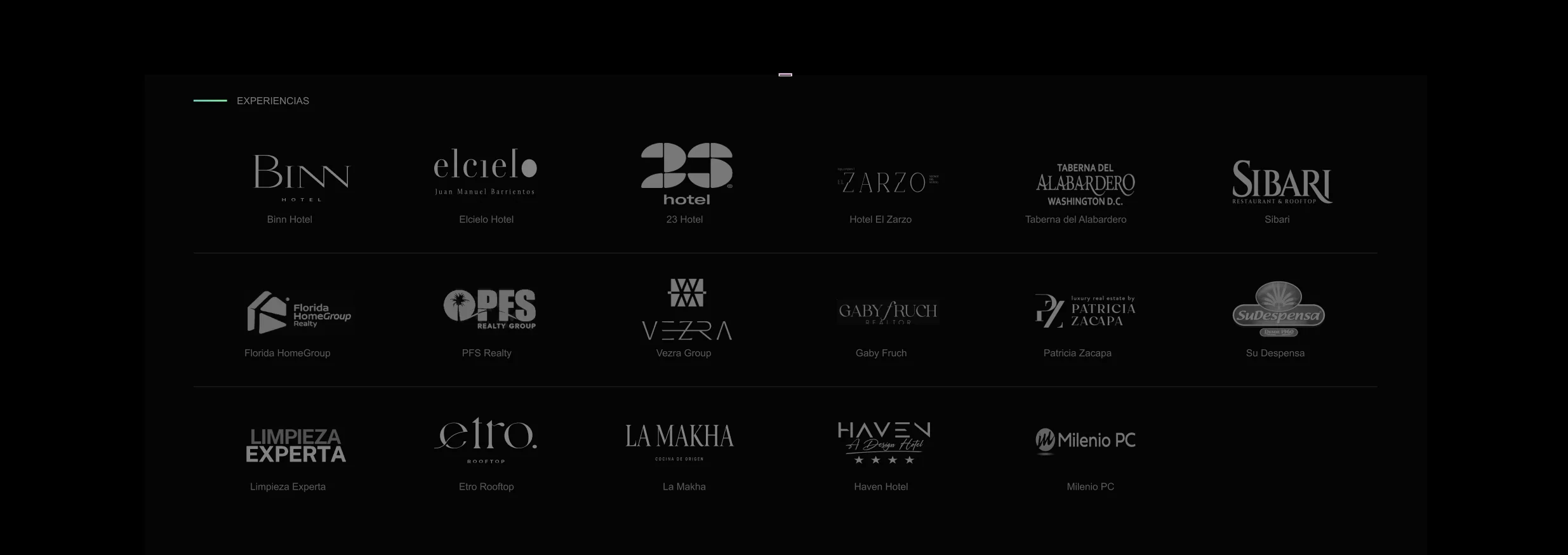 Experiencias Digisap: clientes de hotelería, gastronomía, real estate, comercio y servicios